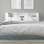 Mueble cabecero blanco 200x18,5x104,5 cm de vidaXL, Cabeceros y pies de cama - Ref: Foro24-811952, Precio: 85,34 €, Descuento: %