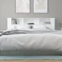 Weißes Kopfteilmöbel 200x18,5x104,5 cm von vidaXL, Kopf- und Fußteile - Ref: Foro24-811952, Preis: 89,06 €, Rabatt: %