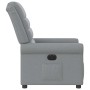 Sillón reclinable eléctrico tela gris claro en Sillones | Comprar online en Foru.es