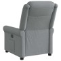 Sillón reclinable eléctrico tela gris claro en Sillones | Comprar online en Foru.es