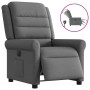 Sillón reclinable eléctrico de tela gris oscuro en Sillones | Comprar online en Foru.es