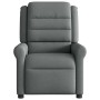 Sillón reclinable eléctrico de tela gris oscuro en Sillones | Comprar online en Foru.es