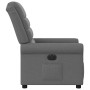 Sillón reclinable eléctrico de tela gris oscuro en Sillones | Comprar online en Foru.es