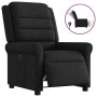 Sillón reclinable eléctrico de tela negro en Sillones | Comprar online en Foru.es