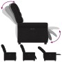 Sillón reclinable eléctrico de tela negro en Sillones | Comprar online en Foru.es