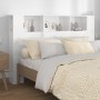 Mueble cabecero blanco brillante 160x18,5x104,5 cm de vidaXL, Cabeceros y pies de cama - Ref: Foro24-811940, Precio: 75,75 €,...