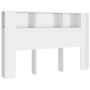 Mueble cabecero blanco brillante 160x18,5x104,5 cm de vidaXL, Cabeceros y pies de cama - Ref: Foro24-811940, Precio: 68,28 €,...