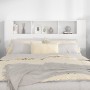 Mueble cabecero blanco brillante 160x18,5x104,5 cm de vidaXL, Cabeceros y pies de cama - Ref: Foro24-811940, Precio: 75,75 €,...