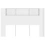 Mueble cabecero blanco brillante 160x18,5x104,5 cm de vidaXL, Cabeceros y pies de cama - Ref: Foro24-811940, Precio: 75,75 €,...
