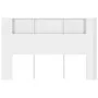 Mueble cabecero blanco brillante 160x18,5x104,5 cm de vidaXL, Cabeceros y pies de cama - Ref: Foro24-811940, Precio: 68,28 €,...