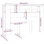 Mueble cabecero blanco brillante 160x18,5x104,5 cm de vidaXL, Cabeceros y pies de cama - Ref: Foro24-811940, Precio: 68,28 €,...