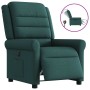 Sillón reclinable eléctrico tela verde oscuro en Sillones | Comprar online en Foru.es