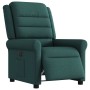 Sillón reclinable eléctrico tela verde oscuro en Sillones | Comprar online en Foru.es