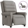 Sillón reclinable eléctrico tela gris taupé en Sillones | Comprar online en Foru.es