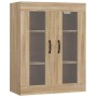 Armario colgante de pared roble Sonoma 69,5x34x90 cm de vidaXL, Aparadores - Ref: Foro24-812288, Precio: 84,85 €, Descuento: %