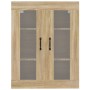 Armario colgante de pared roble Sonoma 69,5x34x90 cm de vidaXL, Aparadores - Ref: Foro24-812288, Precio: 84,85 €, Descuento: %