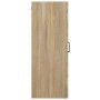 Armario colgante de pared roble Sonoma 69,5x34x90 cm de vidaXL, Aparadores - Ref: Foro24-812288, Precio: 84,85 €, Descuento: %