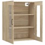 Armario colgante de pared roble Sonoma 69,5x34x90 cm de vidaXL, Aparadores - Ref: Foro24-812288, Precio: 84,85 €, Descuento: %