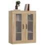 Armario colgante de pared roble Sonoma 69,5x34x90 cm de vidaXL, Aparadores - Ref: Foro24-812288, Precio: 84,85 €, Descuento: %