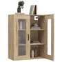 Armario colgante de pared roble Sonoma 69,5x34x90 cm de vidaXL, Aparadores - Ref: Foro24-812288, Precio: 84,85 €, Descuento: %