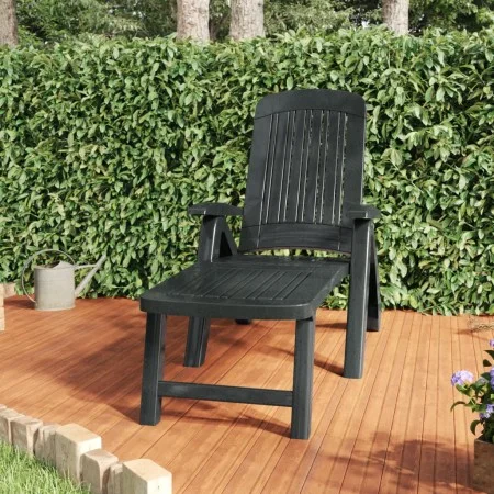 Tumbona plegable polipropileno verde de vidaXL, Tumbonas - Ref: Foro24-318223, Precio: 160,66 €, Descuento: %