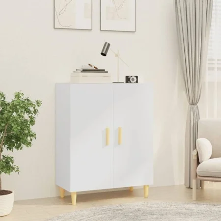 Aparador de madera contrachapada blanco 70x34x90 cm de vidaXL, Aparadores - Ref: Foro24-812096, Precio: 86,58 €, Descuento: %