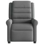 Sillón reclinable de masaje eléctrico tela gris oscuro en Sillones | Comprar online en Foru.es