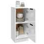 Aparadores 2 uds madera contrachapada blanco brillo 30x30x70 cm de vidaXL, Aparadores - Ref: Foro24-811182, Precio: 96,75 €, ...