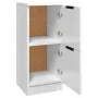 Aparadores 2 uds madera contrachapada blanco brillo 30x30x70 cm de vidaXL, Aparadores - Ref: Foro24-811182, Precio: 94,66 €, ...