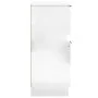 Aparadores 2 uds madera contrachapada blanco brillo 30x30x70 cm de vidaXL, Aparadores - Ref: Foro24-811182, Precio: 94,66 €, ...
