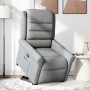 Sillón reclinable elevable de tela gris claro en Sillones | Comprar online en Foru.es
