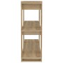 Estantería/divisor de espacios color roble Sonoma 100x30x87 cm de vidaXL, Librerías y estanterías - Ref: Foro24-811550, Preci...