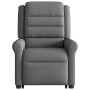 Sillón reclinable elevable de tela gris oscuro en Sillones | Comprar online en Foru.es