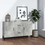 Aparador de madera de ingeniería gris hormigón 100x36x60 cm de vidaXL, Aparadores - Ref: Foro24-812523, Precio: 83,72 €, Desc...