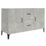 Aparador de madera de ingeniería gris hormigón 100x36x60 cm de vidaXL, Aparadores - Ref: Foro24-812523, Precio: 83,72 €, Desc...