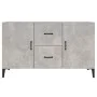 Aparador de madera de ingeniería gris hormigón 100x36x60 cm de vidaXL, Aparadores - Ref: Foro24-812523, Precio: 83,72 €, Desc...