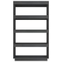 Estantería/divisor de espacios madera pino gris 80x35x135 cm de vidaXL, Librerías y estanterías - Ref: Foro24-810891, Precio:...