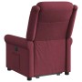 Sillón reclinable elevable tela rojo tinto en Sillones | Comprar online en Foru.es