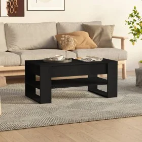 Mesa de centro madera contrachapada negro 102x55x45 cm de vidaXL, Mesas de centro - Ref: Foro24-810900, Precio: 72,38 €, Desc...