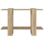 Estantería/divisor de espacios color roble Sonoma 80x30x51 cm de vidaXL, Librerías y estanterías - Ref: Foro24-811595, Precio...