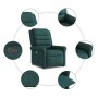 Sillón reclinable elevable tela verde oscuro en Sillones | Comprar online en Foru.es