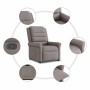Sillón reclinable elevable tela gris taupe en Sillones | Comprar online en Foru.es