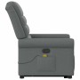 Silla de masaje reclinable de pie de tela gris oscuro en Sillones | Comprar online en Foru.es