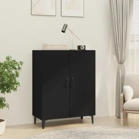 Black plywood sideboard 70x34x90 cm by vidaXL, Sideboards - Ref: Foro24-812106, Price: 75,02 €, Discount: %