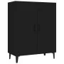 Schwarzes Sperrholz-Sideboard 70x34x90 cm von vidaXL, Sideboards - Ref: Foro24-812106, Preis: 75,02 €, Rabatt: %