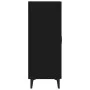 Schwarzes Sperrholz-Sideboard 70x34x90 cm von vidaXL, Sideboards - Ref: Foro24-812106, Preis: 75,02 €, Rabatt: %