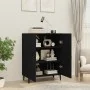 Schwarzes Sperrholz-Sideboard 70x34x90 cm von vidaXL, Sideboards - Ref: Foro24-812106, Preis: 75,02 €, Rabatt: %