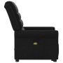 Sillón reclinable de masaje elevable tela negro en Sillones | Comprar online en Foru.es