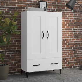 Aparador de madera contrachapada blanco 70x31x115 cm de vidaXL, Aparadores - Ref: Foro24-812573, Precio: 119,81 €, Descuento: %