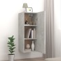 Armario de pared contrachapada gris hormigón 34,5x34x90 cm de vidaXL, Estantes y estanterías - Ref: Foro24-812433, Precio: 45...